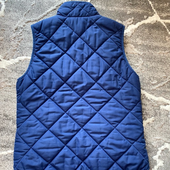 J Crew XS Dark Blue / Navy Quilted Vest - Picture 5 of 7